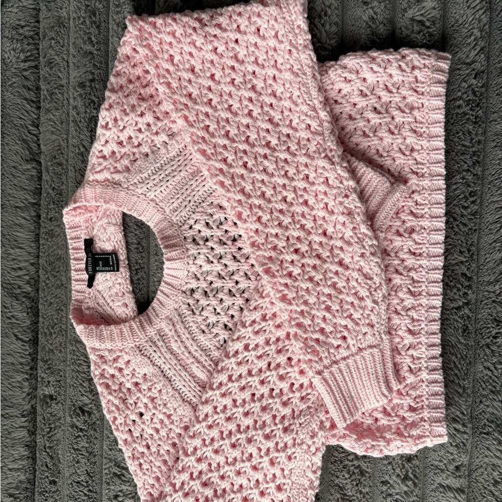 Pink Knit Sweater